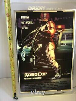 Robocop Light Up Promotion Sign by Embosograph Display Chicago 1987 Vintage
