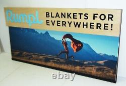 Rumpl Blankets For Everywhere Commercial In-Store Sign Display