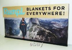 Rumpl Blankets For Everywhere Commercial In-Store Sign Display