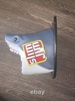 SLIM JIM Promotional Jaws Great White Shark Head Wall Mount Gas Station Display