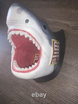 SLIM JIM Promotional Jaws Great White Shark Head Wall Mount Gas Station Display