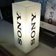 SONY Vintage Electric Store Sign Promotional Display white W4in x H10 in x D4 in