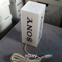 SONY Vintage Electric Store Sign Promotional Display white W4in x H10 in x D4 in