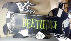 SPIRIT HALLOWEEN Store Exclusive Display Sign BEETLEJUICE 44 X 33 Rare