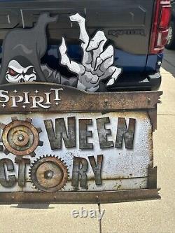 SPIRIT HALLOWEEN Store Retail Display Halloween Factory Showroom Sign RARE 2021