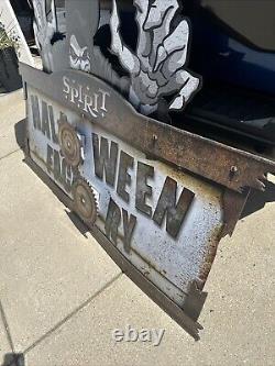 SPIRIT HALLOWEEN Store Retail Display Halloween Factory Showroom Sign RARE 2021