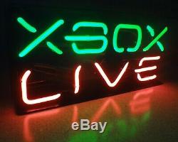 SUPER RARE Microsoft XBOX LIVE PROMO Video Game Store Display Neon Sign