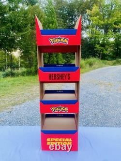 SUPER RARE New 2025 Hershey's POKÉMON Store Display Promo 46x13x12 Eevee Mew