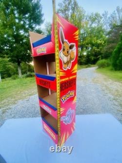 SUPER RARE New 2025 Hershey's POKÉMON Store Display Promo 46x13x12 Eevee Mew