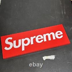 SUPREME Store Display London Looking Sign With Hardware Measures 18x6