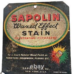 Sapolin Waxed Effect Stain Original Hardware Store Sample Display Board