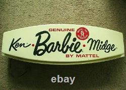 See New Pics! Vintage 1960's Barbie Store Display Sign Lighted