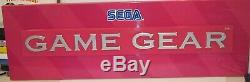 Sega GAME GEAR Authentic ACRYLIC DISPLAY 3-D SIGN Retail STORE Promotional