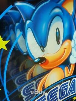 Sega Sonic the Hedgehog Sign Store Display Light Nintendo Promo Movie