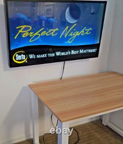 Serta Perfect Night Neon Store Adv. Sign Backlit Inline on\off Switch Rare