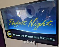 Serta Perfect Night Neon Store Adv. Sign Backlit Inline on\off Switch Rare