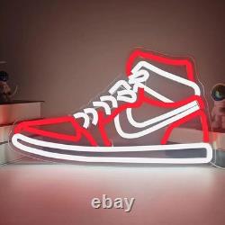 Sneaker Neon Sign Sports Shoe Neon Signs for Wall Dimmable LED Sneaker