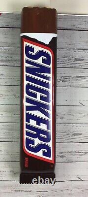 Snickers Candy Bar 3D Plastic Wall Hanging Store Display RARE Free Ship