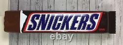 Snickers Candy Bar 3D Plastic Wall Hanging Store Display RARE Free Ship