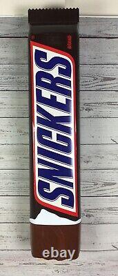 Snickers Candy Bar 3D Plastic Wall Hanging Store Display RARE Free Ship