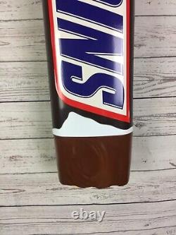 Snickers Candy Bar 3D Plastic Wall Hanging Store Display RARE Free Ship