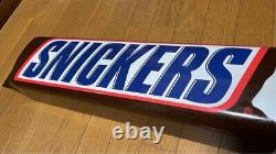 Snickers store display sign big size 82cm Interior goods Ornaments Chocolate NEW