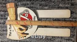 Soda Sign 1930s Jic Jac Vintage Rare Sexy Glove Store Display Sign Original