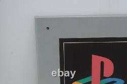 Sony Playstation 1 PS1 RARE Store Demo Kiosk Display 1995 Steel Metal Sign