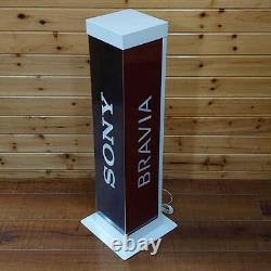 Sony electric store sign BRAVIA VEGA sales promotion display light Lamp vintage