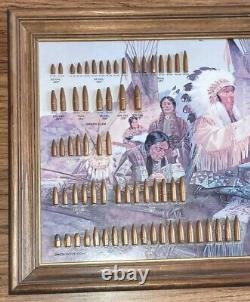 Speer Advertising Bullet Cartridge Display Board Sign Potlach American Indian