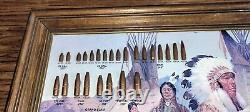 Speer Advertising Bullet Cartridge Display Board Sign Potlach American Indian