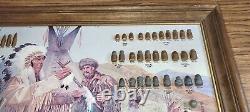 Speer Advertising Bullet Cartridge Display Board Sign Potlach American Indian