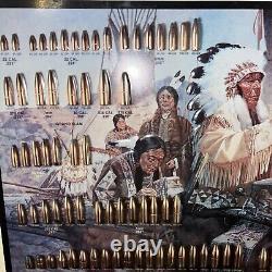 Speer Advertising Bullet Cartridge Display Board Sign Potlach American Indian