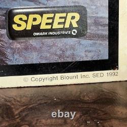 Speer Advertising Bullet Cartridge Display Board Sign Potlach American Indian