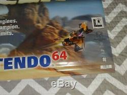 Star Wars Pod Race Episode I Vinyl Banner Nintendo 64 Store Display Sign IN BOX