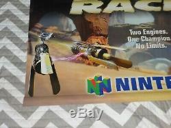 Star Wars Pod Race Episode I Vinyl Banner Nintendo 64 Store Display Sign IN BOX