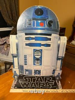 Star Wars R2d2 Record Store Promo 2 Sided Hanging Sign Original 1977 Issue Rare