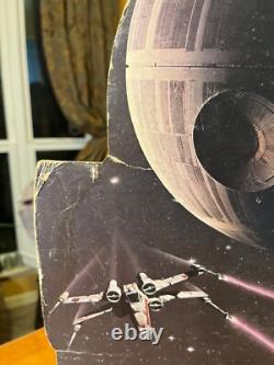 Star Wars R2d2 Record Store Promo 2 Sided Hanging Sign Original 1977 Issue Rare