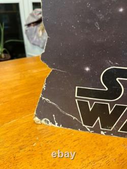 Star Wars R2d2 Record Store Promo 2 Sided Hanging Sign Original 1977 Issue Rare