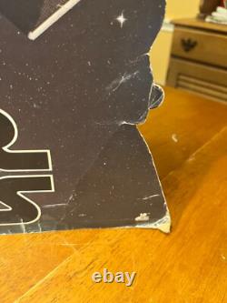 Star Wars R2d2 Record Store Promo 2 Sided Hanging Sign Original 1977 Issue Rare