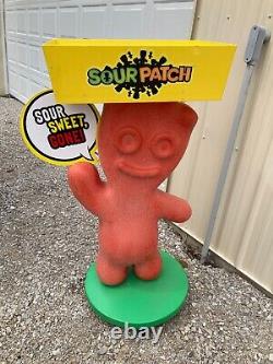 Store Display Sour Patch Kid Jumbo 3 Feet Plastic Wheels Tray Candy Large