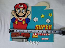 Super Mario Bros Nintendo Display Store Sign Promo Dipak Video Visa 1991 Rare