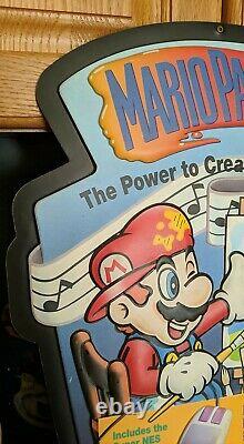 Super Nintendo Mario Paint Store Promotional Display Sign