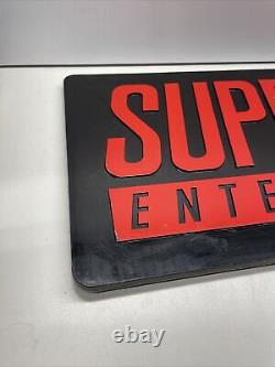 Super Nintendo SNES Store Display Sign Black & Red VINTAGE AUTHENTIC HTF