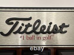 TITLEIST #1 BALL IN GOLF STORE DISPLAY PRO SHOP MAN CAVE SIGN 16x12