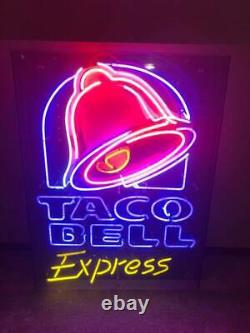 Taco Bell Express Advertising Neon Sign Retail Store Display Only