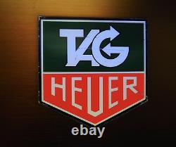 Tag Heuer Watch Dealer Sign REAL Heuer Porsche 9 FEET Rolex