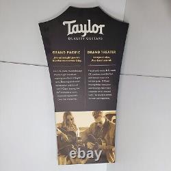 Taylor Quality Guitars Acoustic Store Display Sign Wood Collectible Instrument