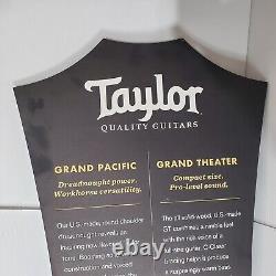 Taylor Quality Guitars Acoustic Store Display Sign Wood Collectible Instrument