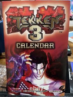 Tekken 3 Promo Calendar Store Display PS1 Vintage 1998 PlayStation Rare